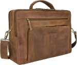 Marc Peter Auckland Real Leather Laptop Bag | Shoulder Bag for 15.6 inch Laptop | Briefcase for Notebook - Image 8